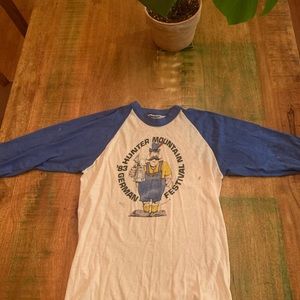 Vintage raglan 3/4 length sleeve